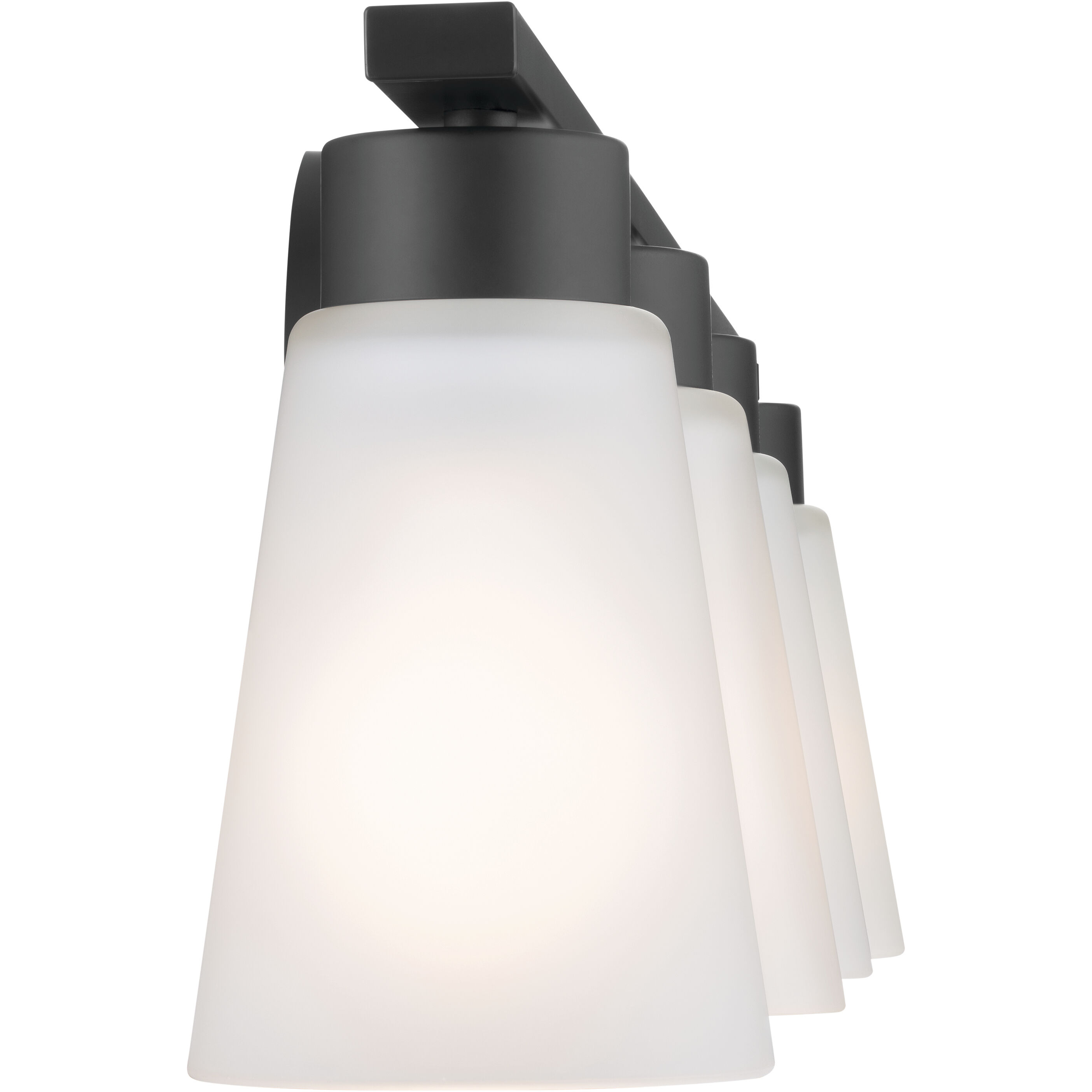 Stamos 4 Light 31 inch Black Bath Vanity Light Wall Light, 4 Arm