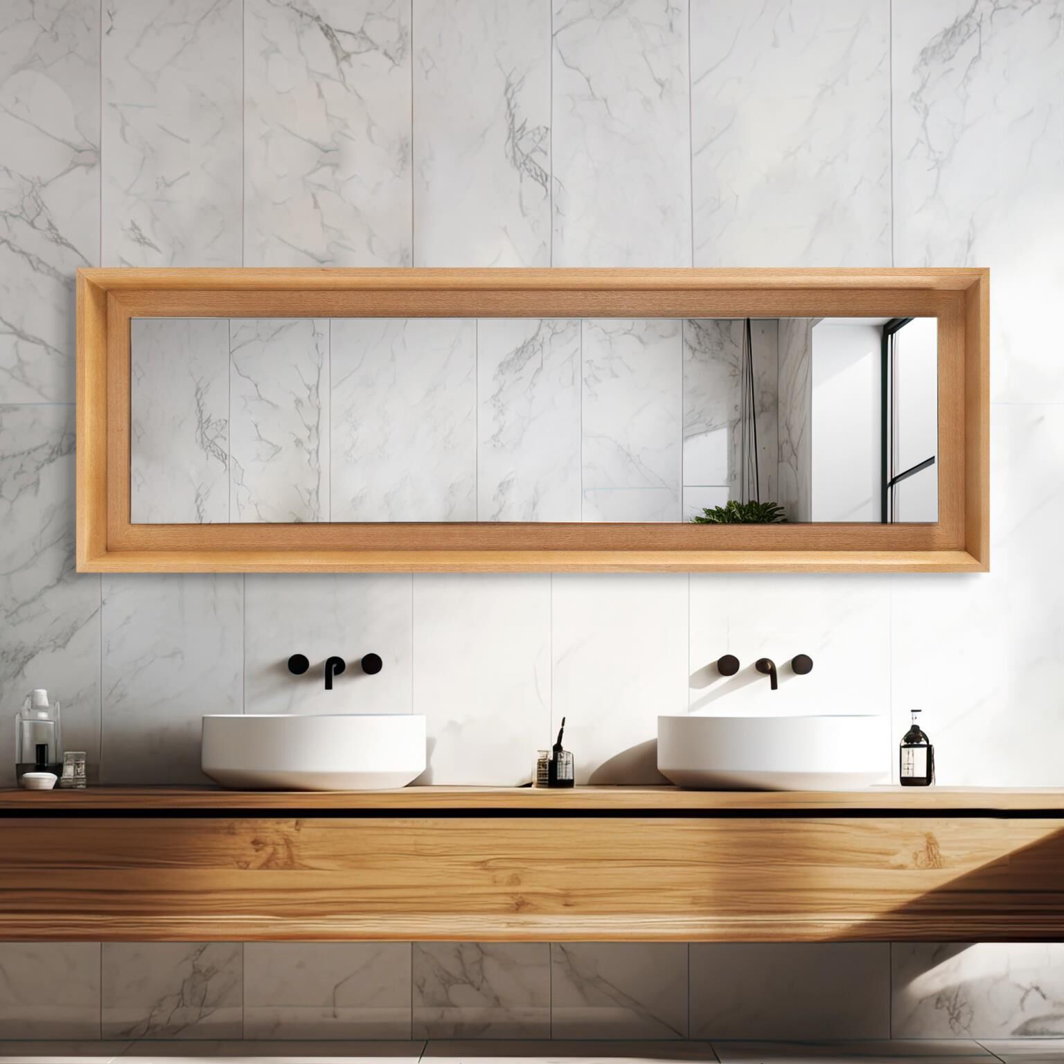 Danton 72 X 24 inch Brown Floating Dressing Mirror