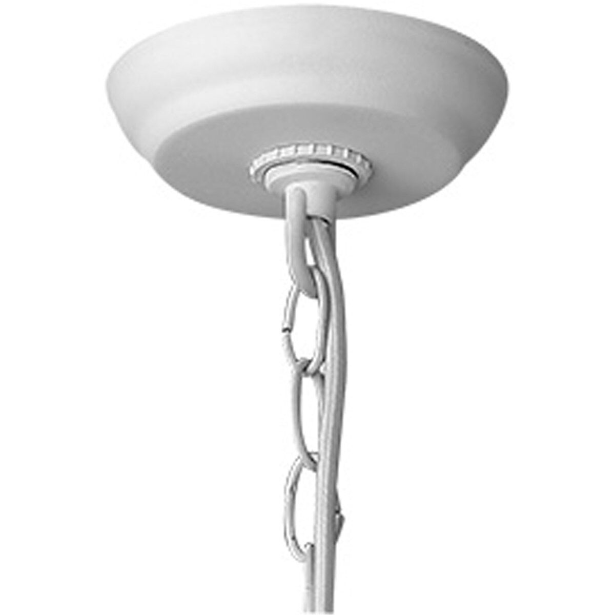 Crew 1 Light 18 inch White Pendant Ceiling Light
