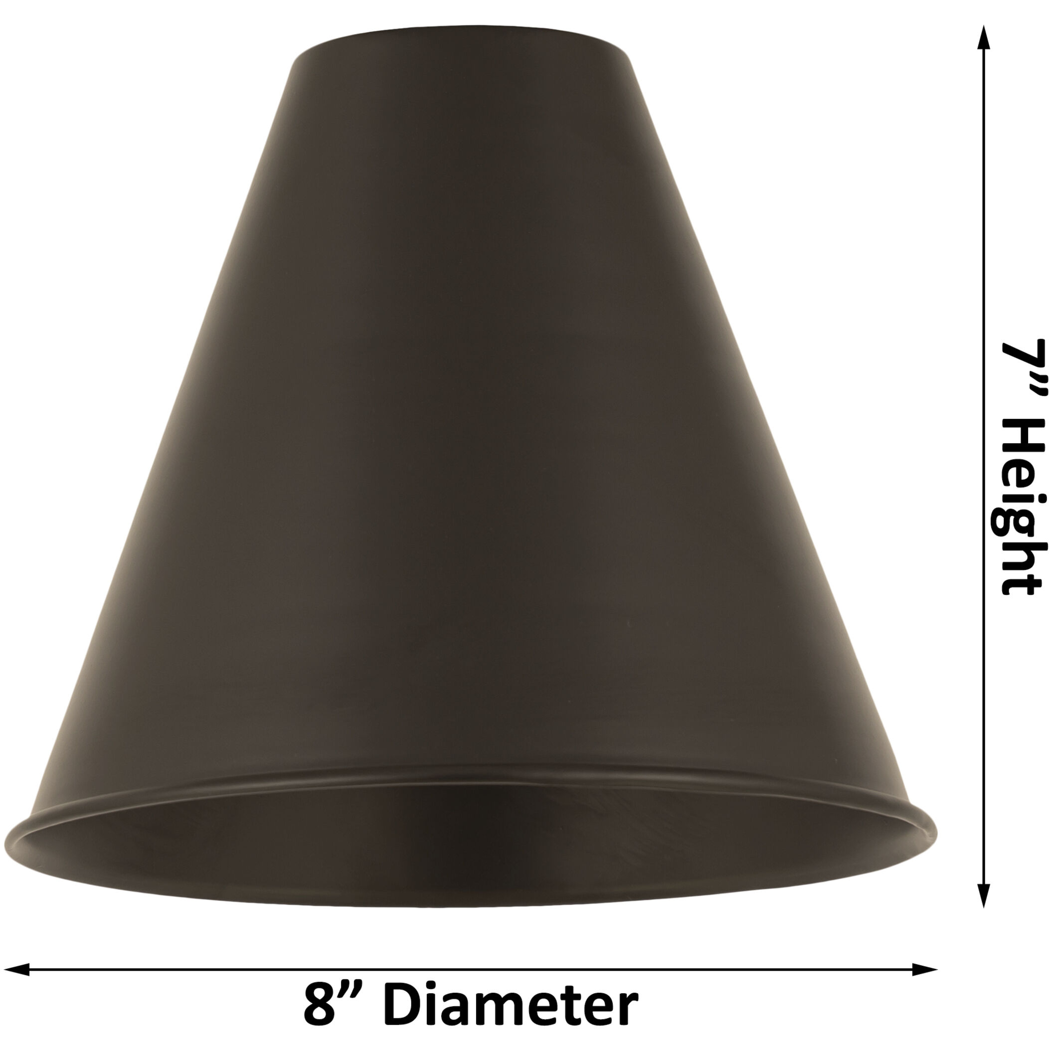 Ballston Cone 1 Light 8 inch Antique Copper Semi-Flush Mount Ceiling Light