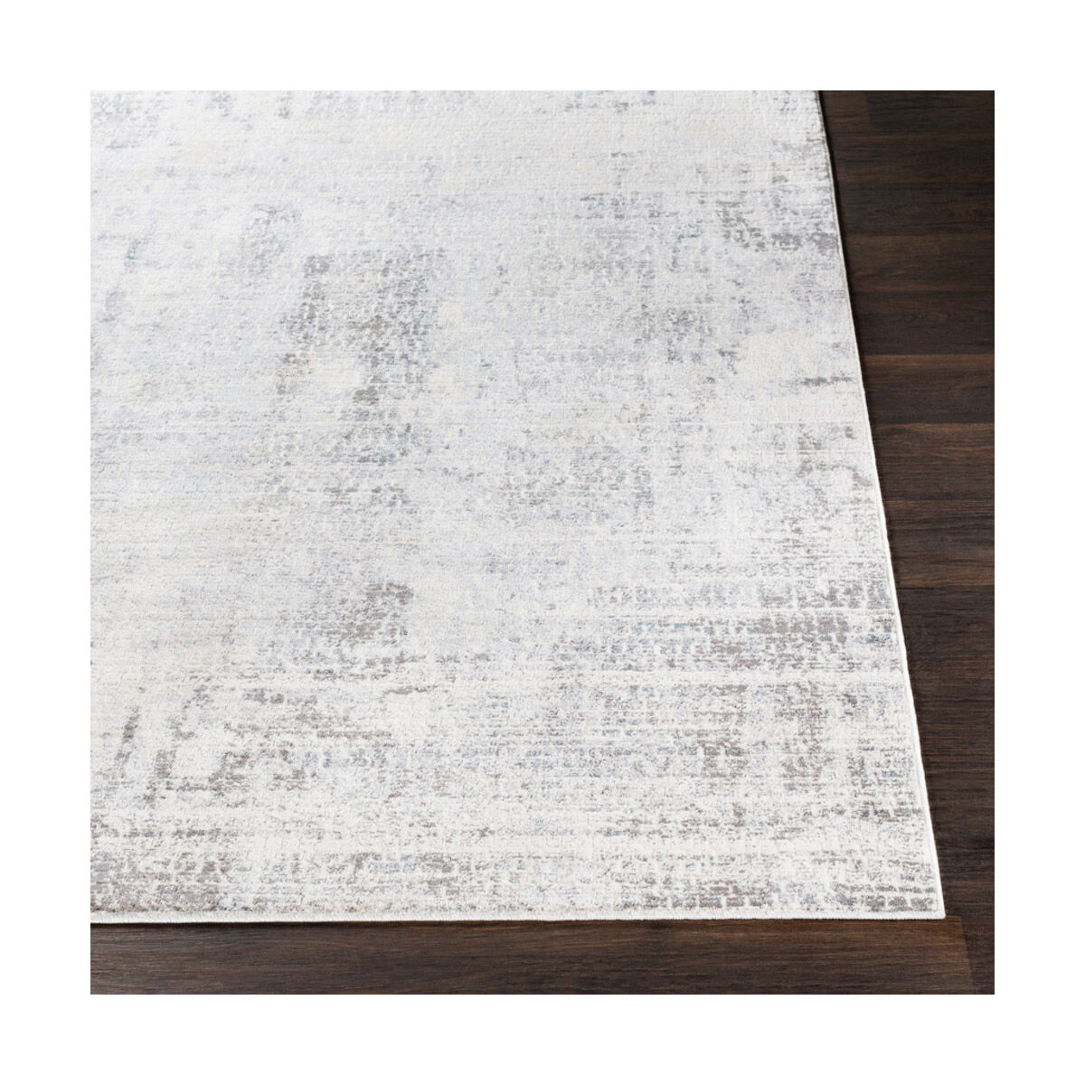 Genesis 35 X 24 inch Silver Gray/White/Pale Blue/Medium Gray/Denim Rugs in 2 x 3, Rectangle