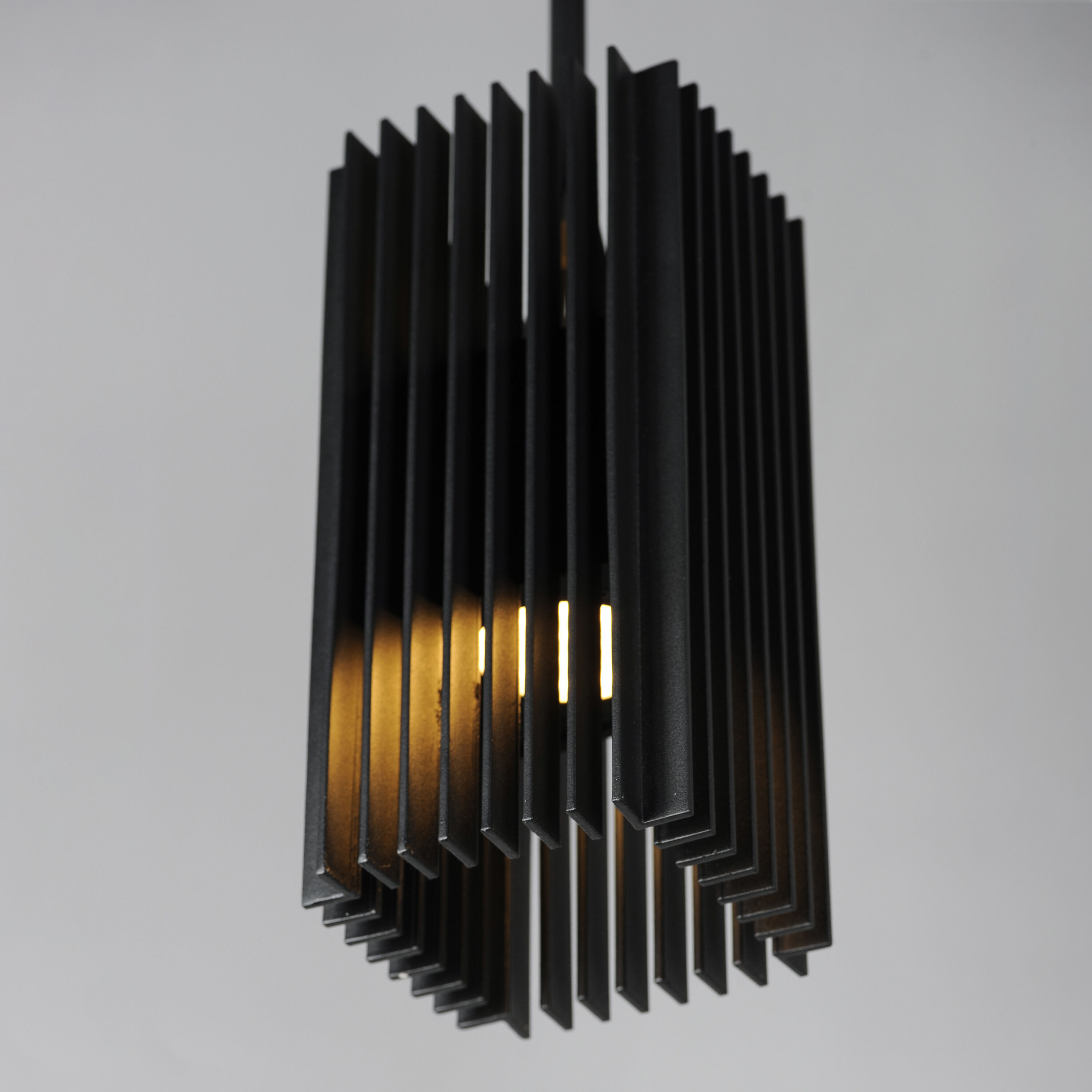 Rampart LED 5.5 inch Black Outdoor Pendant