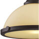 Chadwick 1 Light 13 inch Oiled Bronze Pendant Ceiling Light in Incandescent