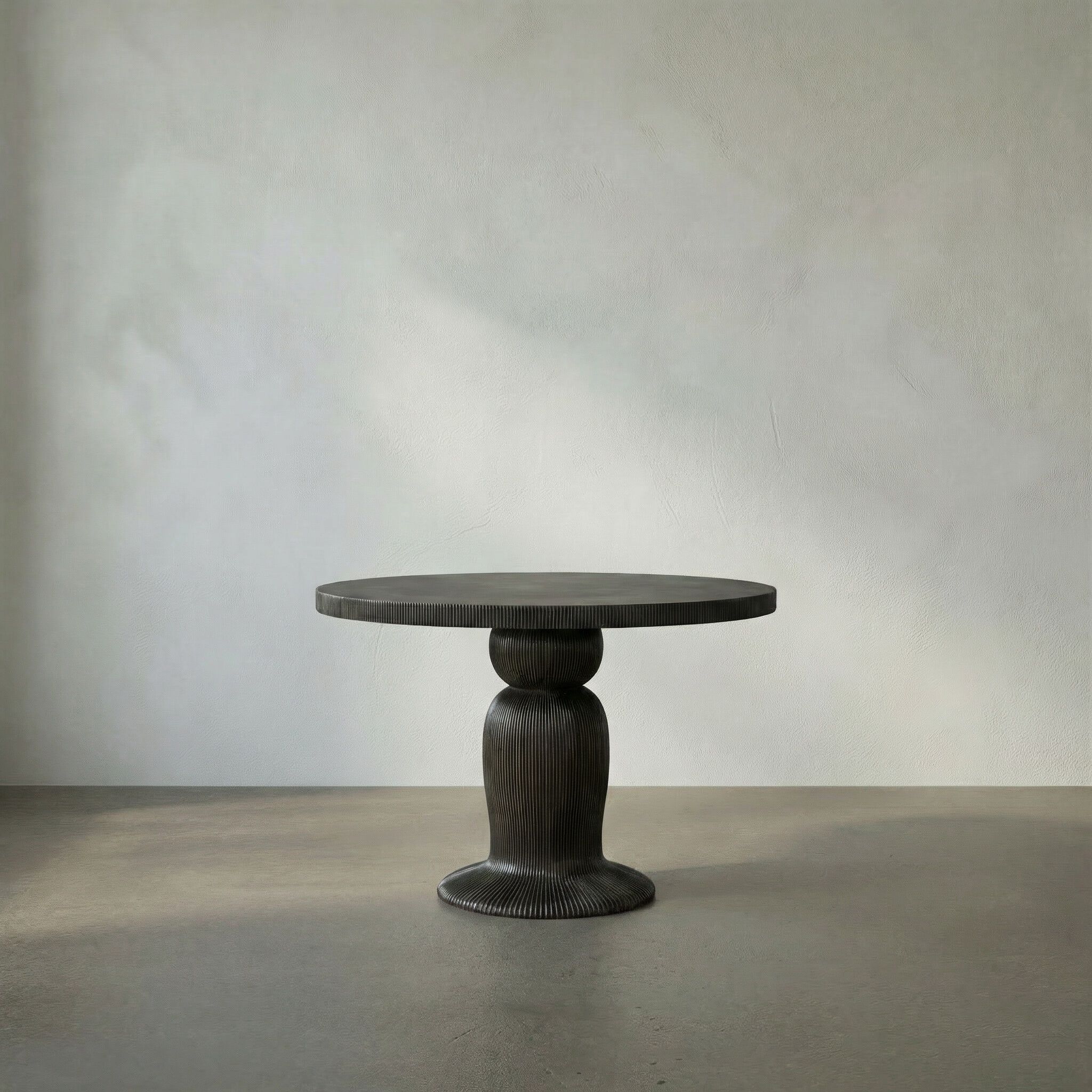 Portobello 40 X 40 inch Hand Rubbed Black Dining Table