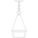 Anfield 1 Light 8 inch Mission Brown Pendant Ceiling Light in Clear