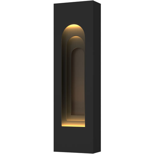 Art + Alchemy Procession Arch 2 Light 27.5 inch Coastal Black with Coastal Dark Smoke Outdoor Wall Light in Coastal Black/Coastal Dark Smoke