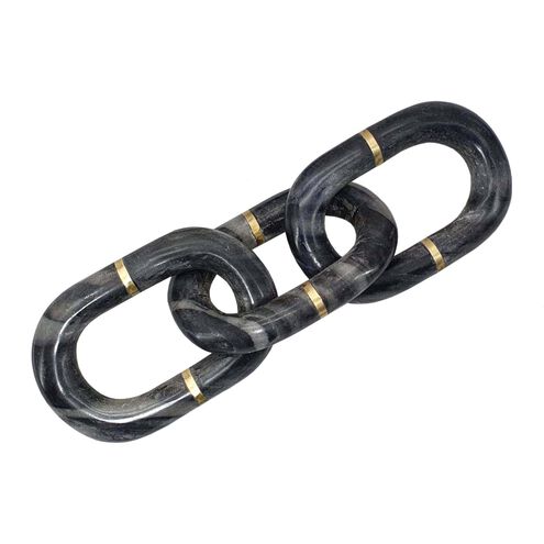Anita Gray/Brass Marble Chain
