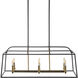 Possini 6 Light 12 inch Black Chandelier Ceiling Light