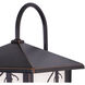Bozeman LED 12.5 inch Burnished Bronze Outdoor Wall