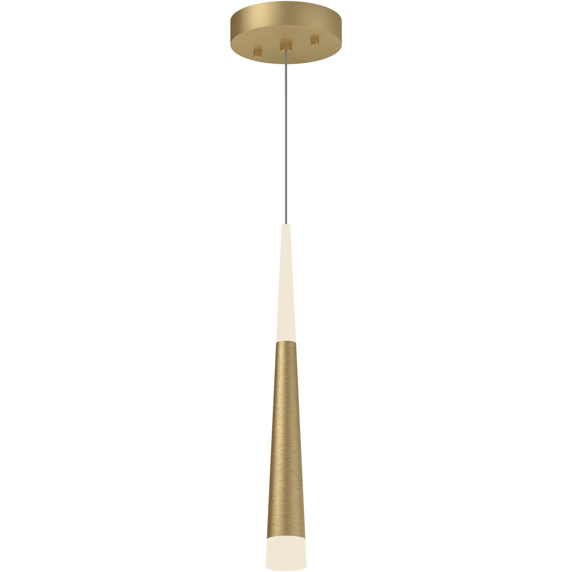 Ultra Pendant Ceiling Light in Brushed Gold