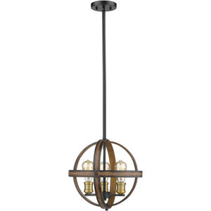 Kirkland 3 Light 14.00 inch Pendant