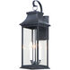Vicksburg 3 Light 24 inch Black Outdoor Wall Mount