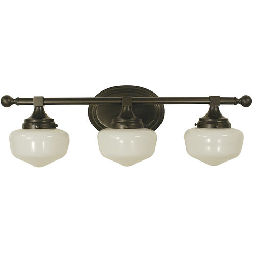 Taylor 3 Light 24 inch Brushed Nickel Sconce Wall Light