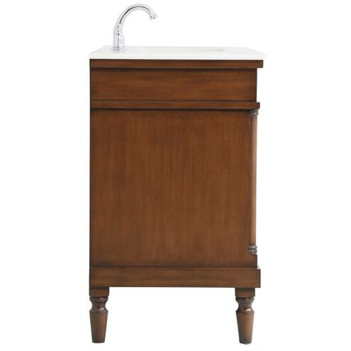 Lexington 48 X 21.5 X 35 inch Walnut Vanity Sink Set