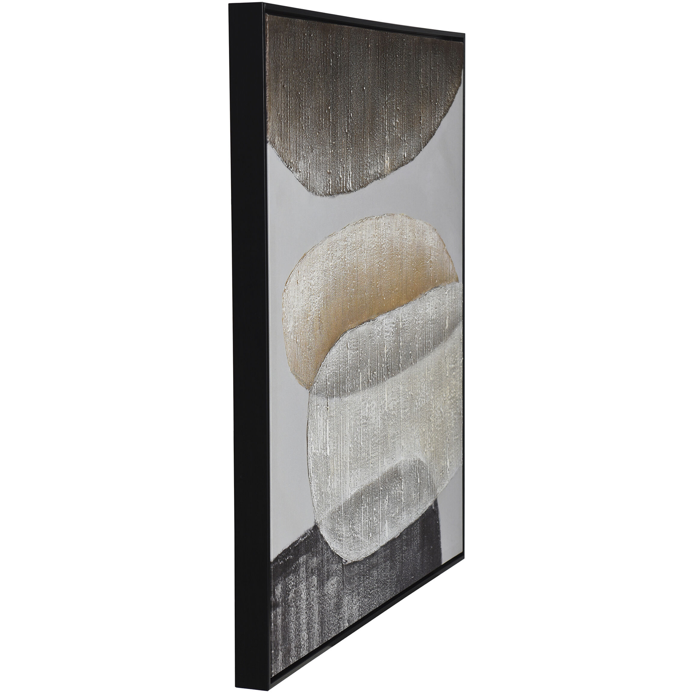 Lena Multi - Beige and Tan and Charcoal and Black Wall Art