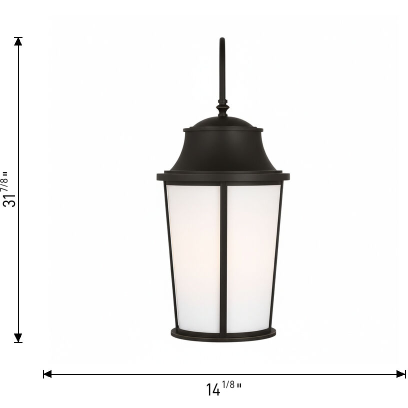 Portola 1 Light 31.88 inch Antique Bronze Outdoor Wall Lantern, Extra Large