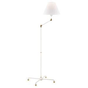 Classic No.1 60 inch 60 watt White Floor Lamp Portable Light