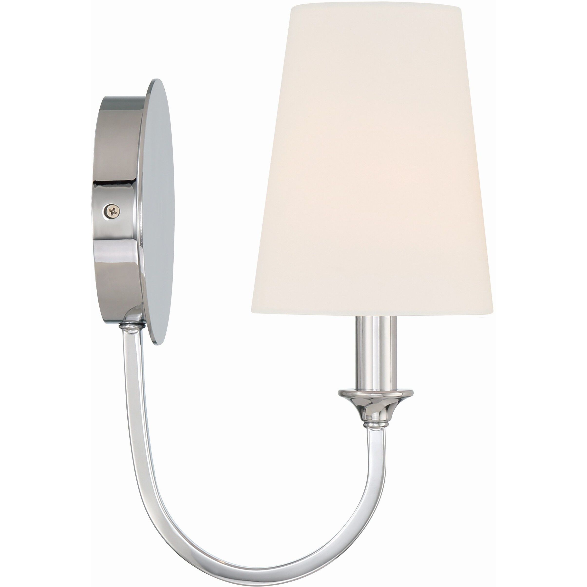 Payton Bath Sconce Wall Light in Polished Chrome