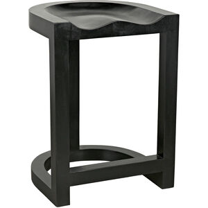Saddle 26 inch Hand Rubbed Black Counter Stool