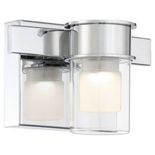 Herald Square LED 7 inch Chrome Bath Light Wall Light