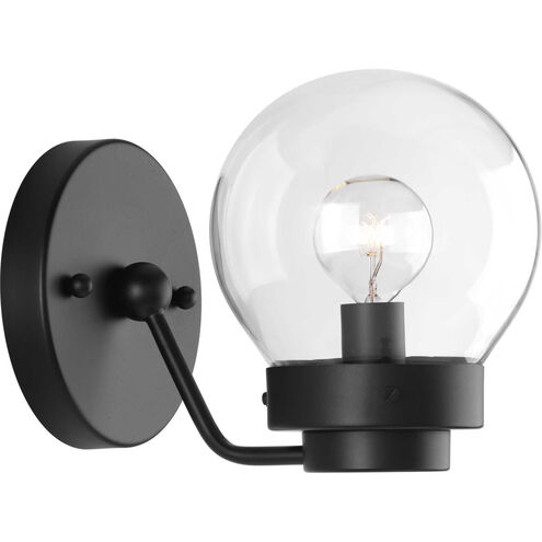 Spatial 1 Light 5 inch Matte Black Bath Vanity Wall Light, Design Series