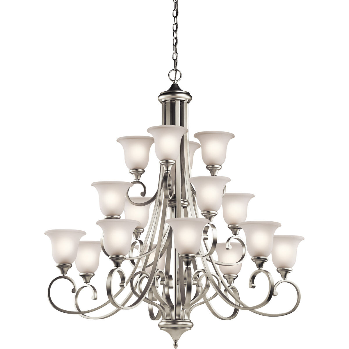 Etched glass ceiling light on sale