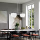 Manorwood 2 Light 35 inch Brushed Nickel Linear Chandelier Ceiling Light