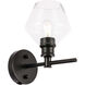 Gene 1 Light 6 inch Black Wall sconce Wall Light