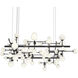 Nebula LED 79.75 inch Satin Black Chandelier Ceiling Light
