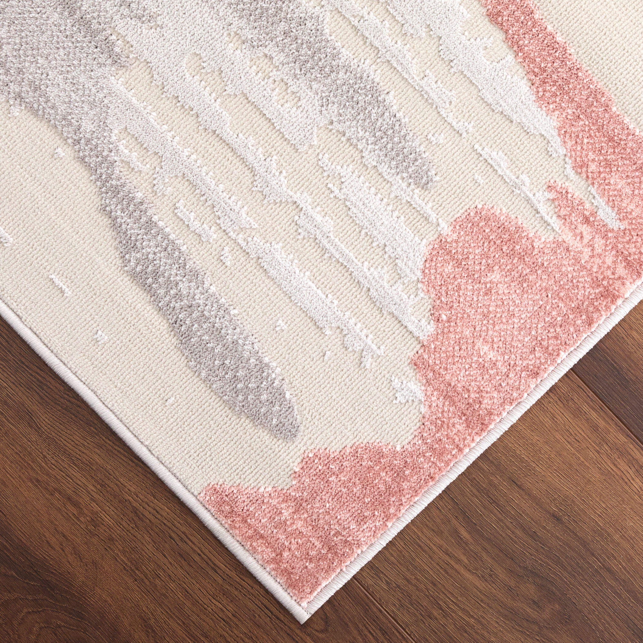 Betsi 130 X 94 inch Pink Rug in 8 x 11