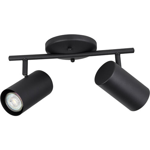 Calloway 2 Light 120 Structured Black Track Lighting Ceiling Light