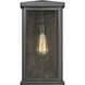 Lyons 1 Light 17.75 inch Matte Black Exterior Wall Lantern