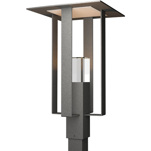 Shadow Box 1 Light 24.1 inch Coastal Natural Iron and Coastal Silver Outdoor Post Light