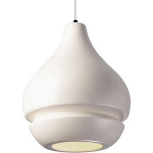 Radiance Collection LED 8 inch Matte Black and Matte White and White Pendant Ceiling Light