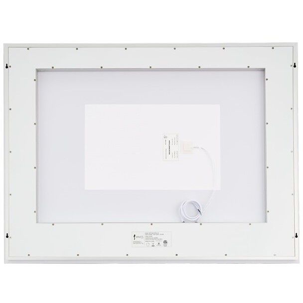Skylight 36 X 24 inch Black LED Lighted Mirror, Vanita by Oxygen