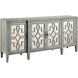 Lawrence Blue Gray with Antique Silver Credenza