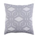 Millbrook 22 X 22 inch Light Gray and Medium Gray Pillow