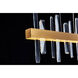 Canada LED 2 inch Gold LED Chandelier Ceiling Light 
