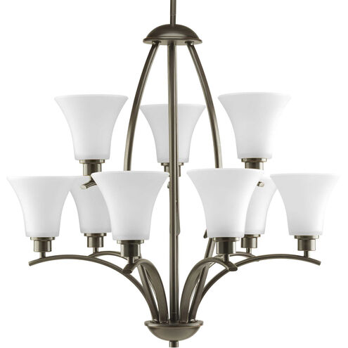 Joy 9 Light 28 inch Antique Bronze Chandelier Ceiling Light