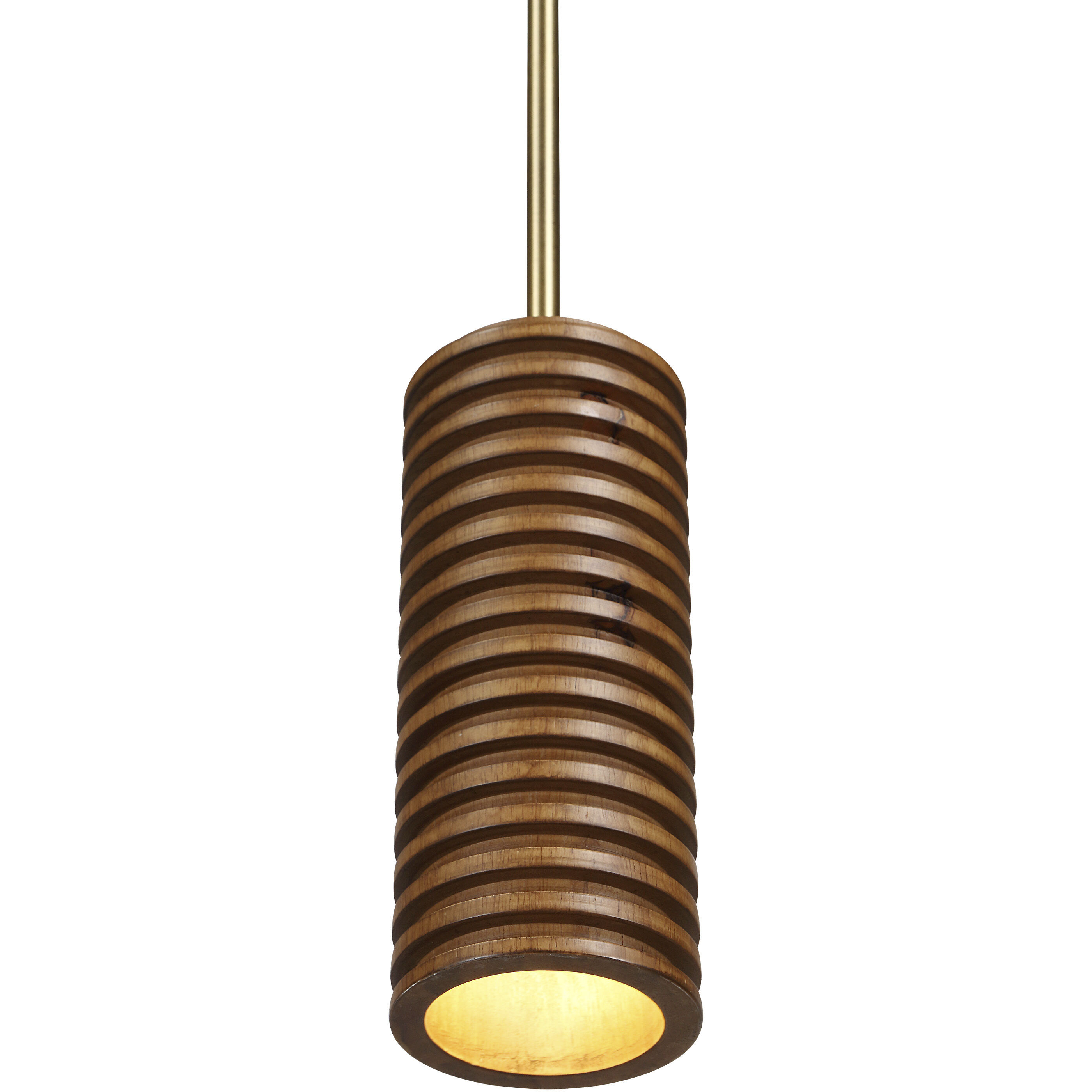 Rue 1 Light 4 inch Walnut Pendant Ceiling Light