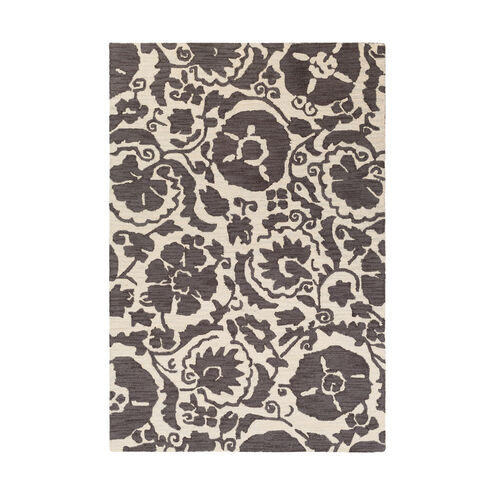 Armelle 90 X 60 inch Gray and Neutral Area Rug, Wool