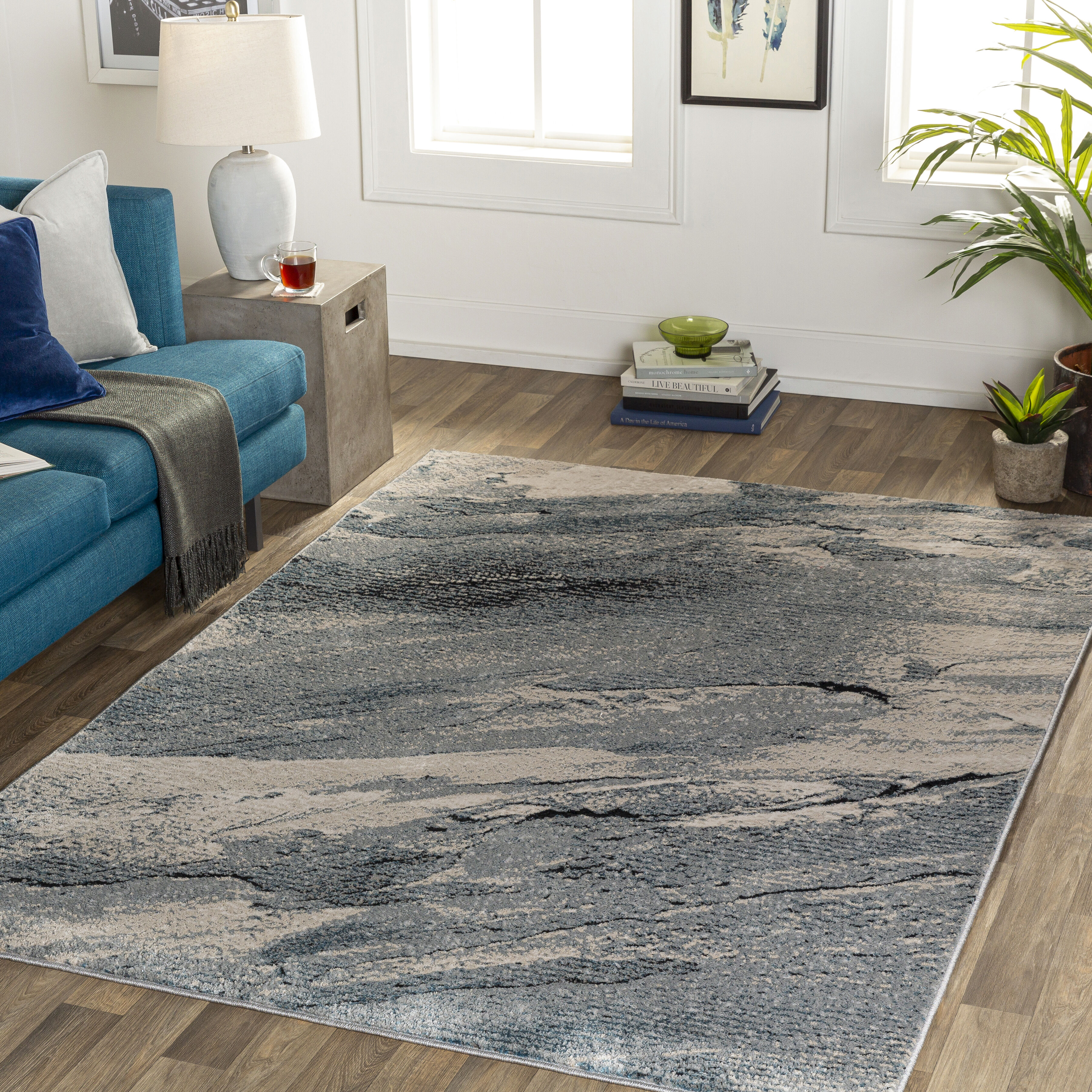 Impulse 120 X 94 inch Taupe Rug, Rectangle