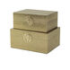 Yasmeen 9 X 7 inch Bronze and Gold Boxes