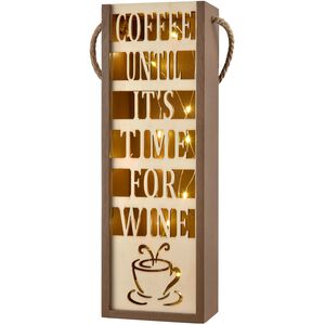 Coffee Until It's Natural with Brown Wine Lighting