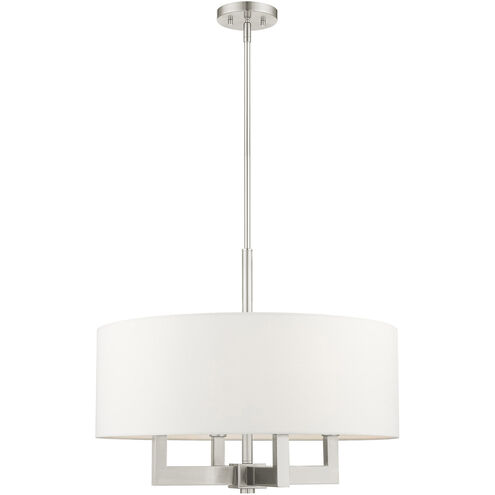 Cresthaven 4 Light 24 inch Brushed Nickel Chandelier Ceiling Light