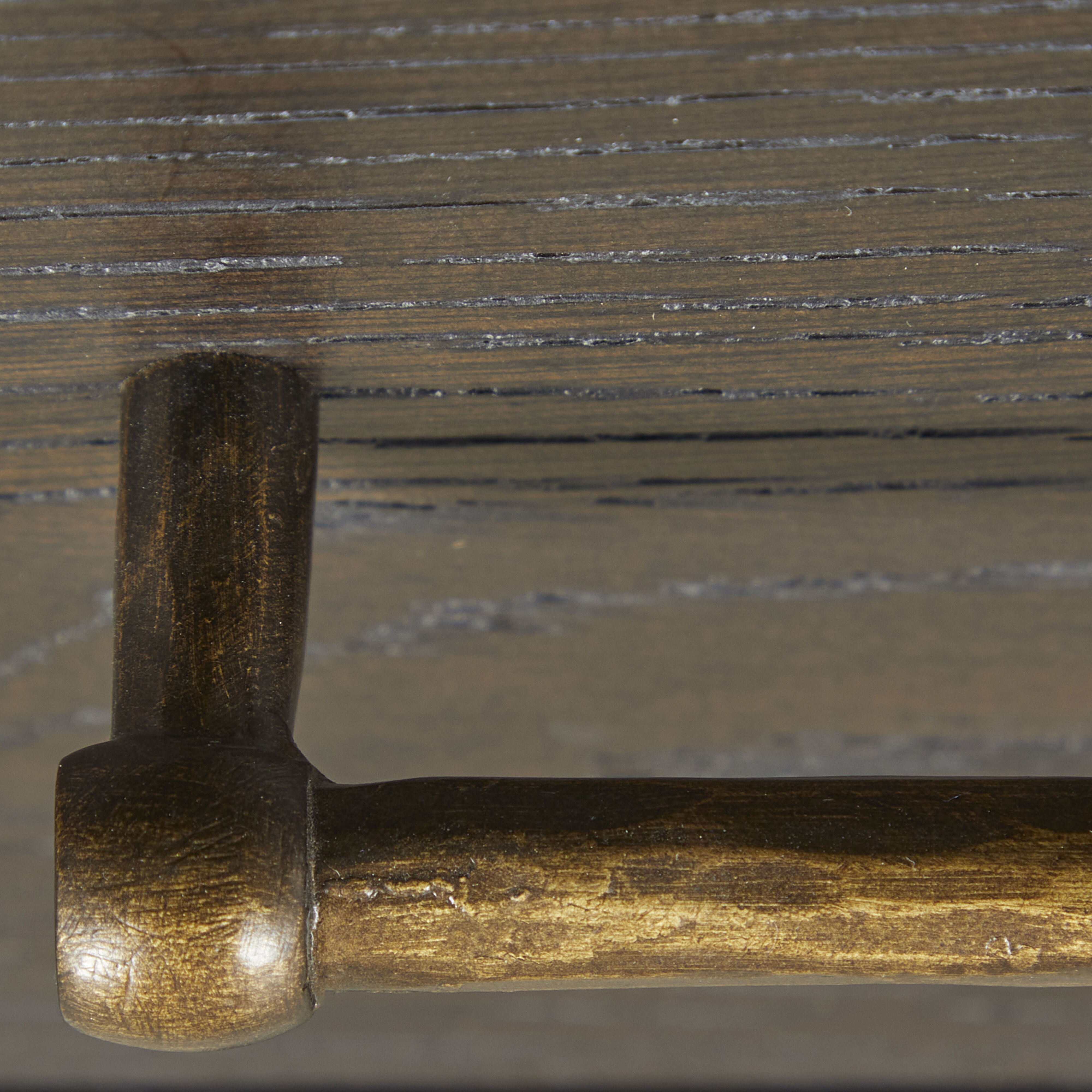 Reese 38.5 X 32.5 inch Cerused Forest Black and Dark Antique Brass Nightstand