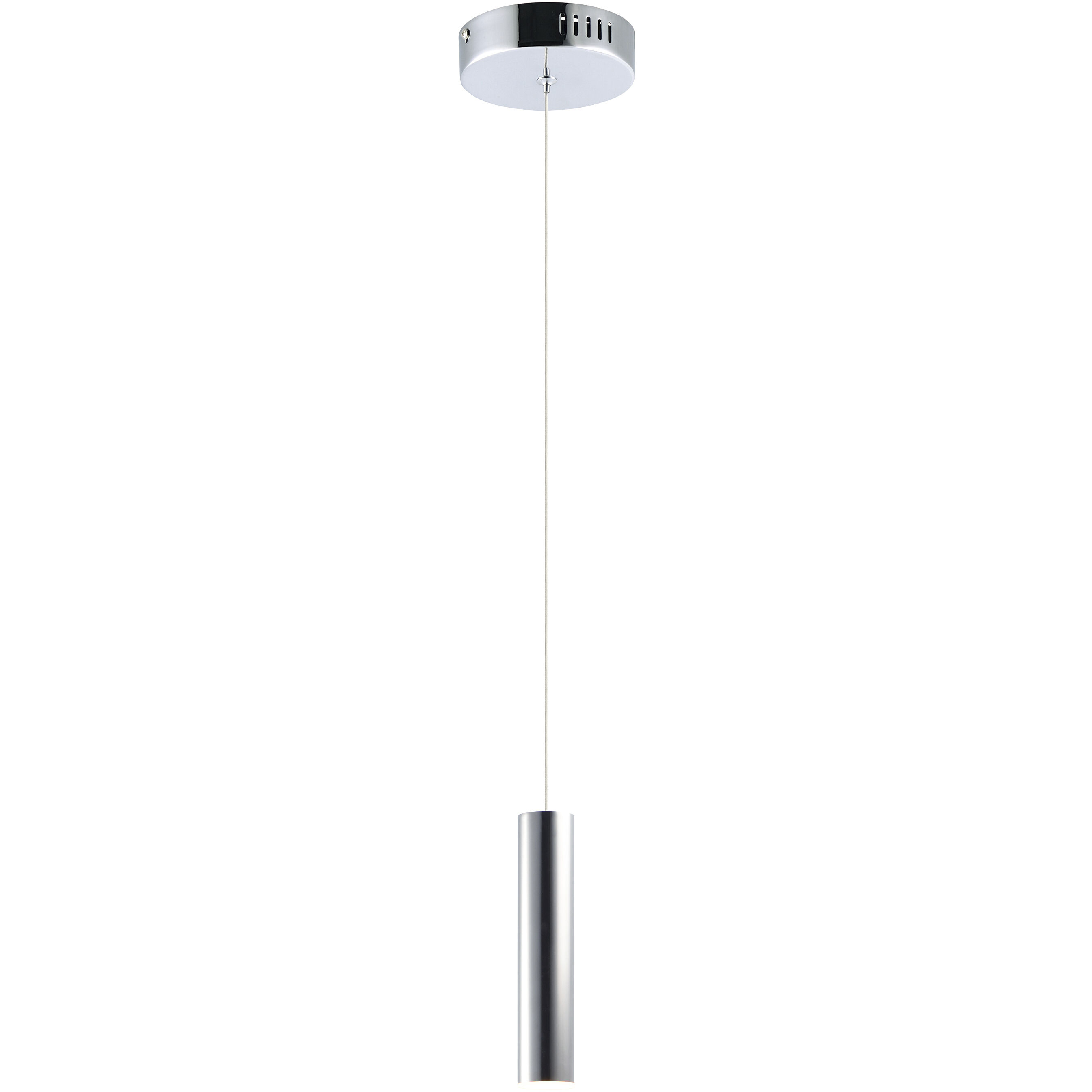 Flute LED 2.5 inch Polished Chrome Mini Pendant Ceiling Light