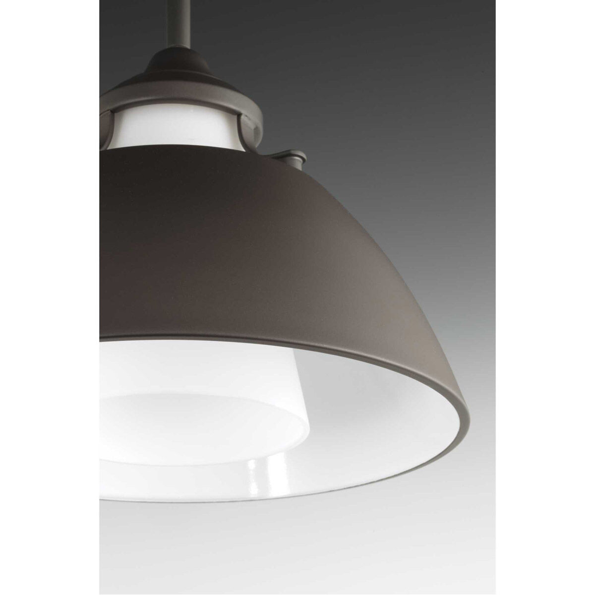 Carbon 1 Light Graphite Pendant Ceiling Light, Design Series