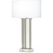 Lewis 31 inch 150.00 watt Silver Table Lamp Portable Light