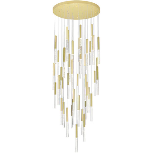 Dragonswatch LED Satin Gold Chandelier Ceiling Light